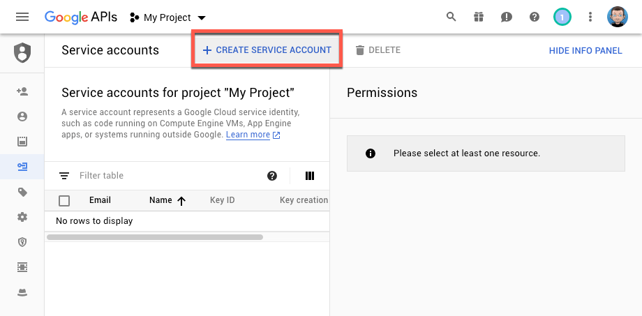 Google Developers Console