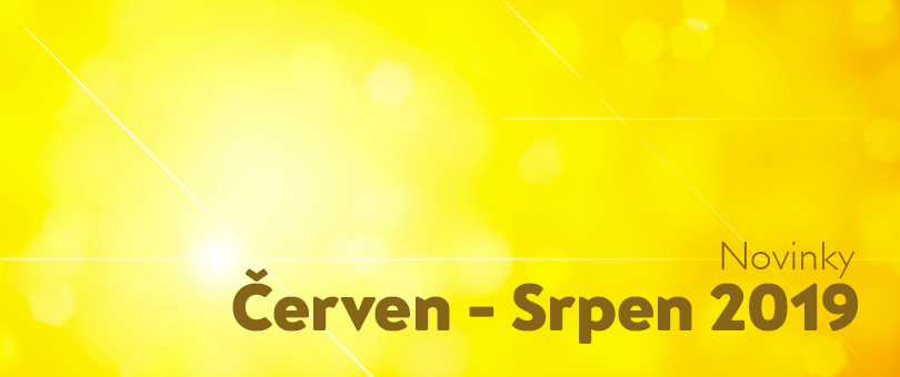 Novinky červen - srpen